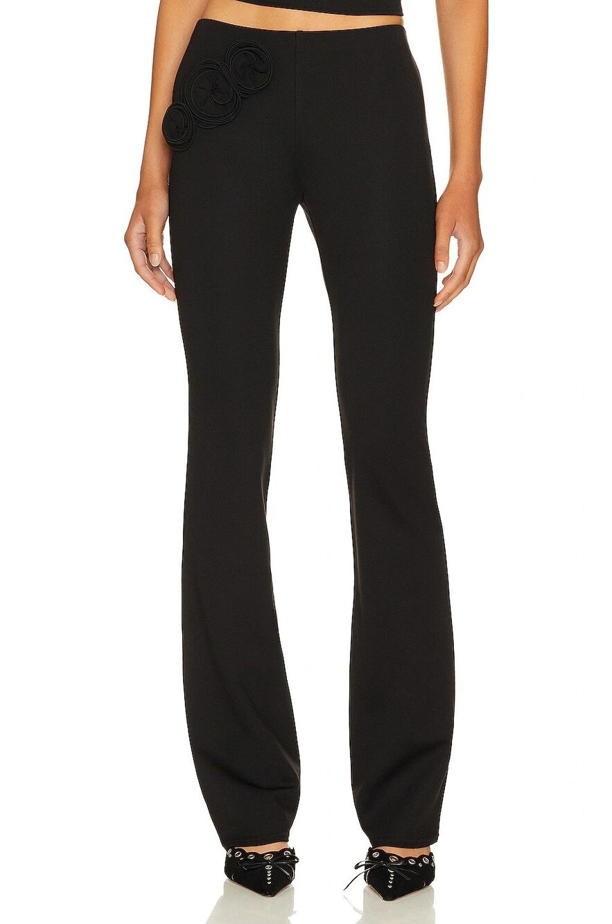 NBD Birch Pants 3D Rosette Casual Preppy Evening Streetwear Y2K Cocktail Fall S
